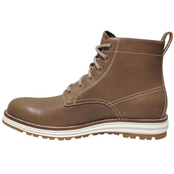 Cole Haan Men Original Grand Waterproof Combat Boots Size US 7M Hawthorn Brown - Picture 3 of 7